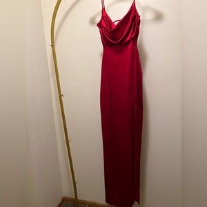 Windsor Strapless Red Gown